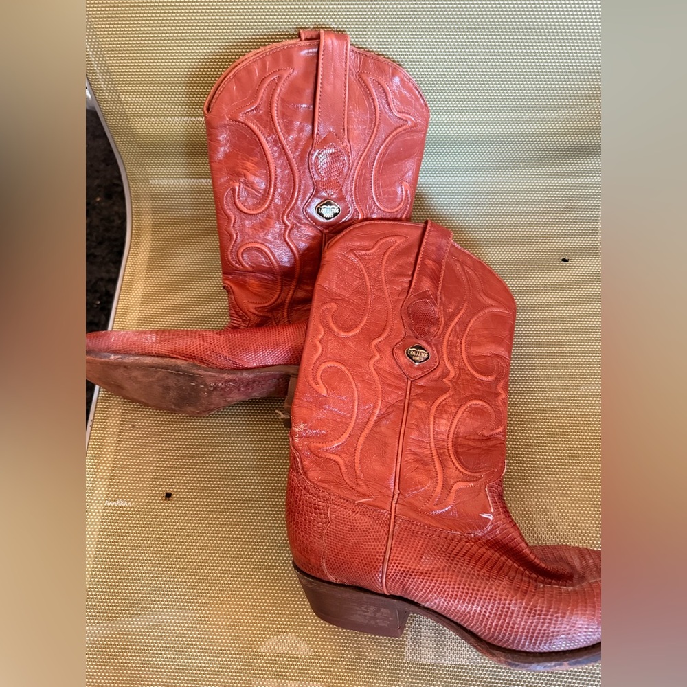 Stylish Red Heeled Boots